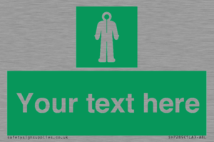 Custom sign safe condition Survival clothing